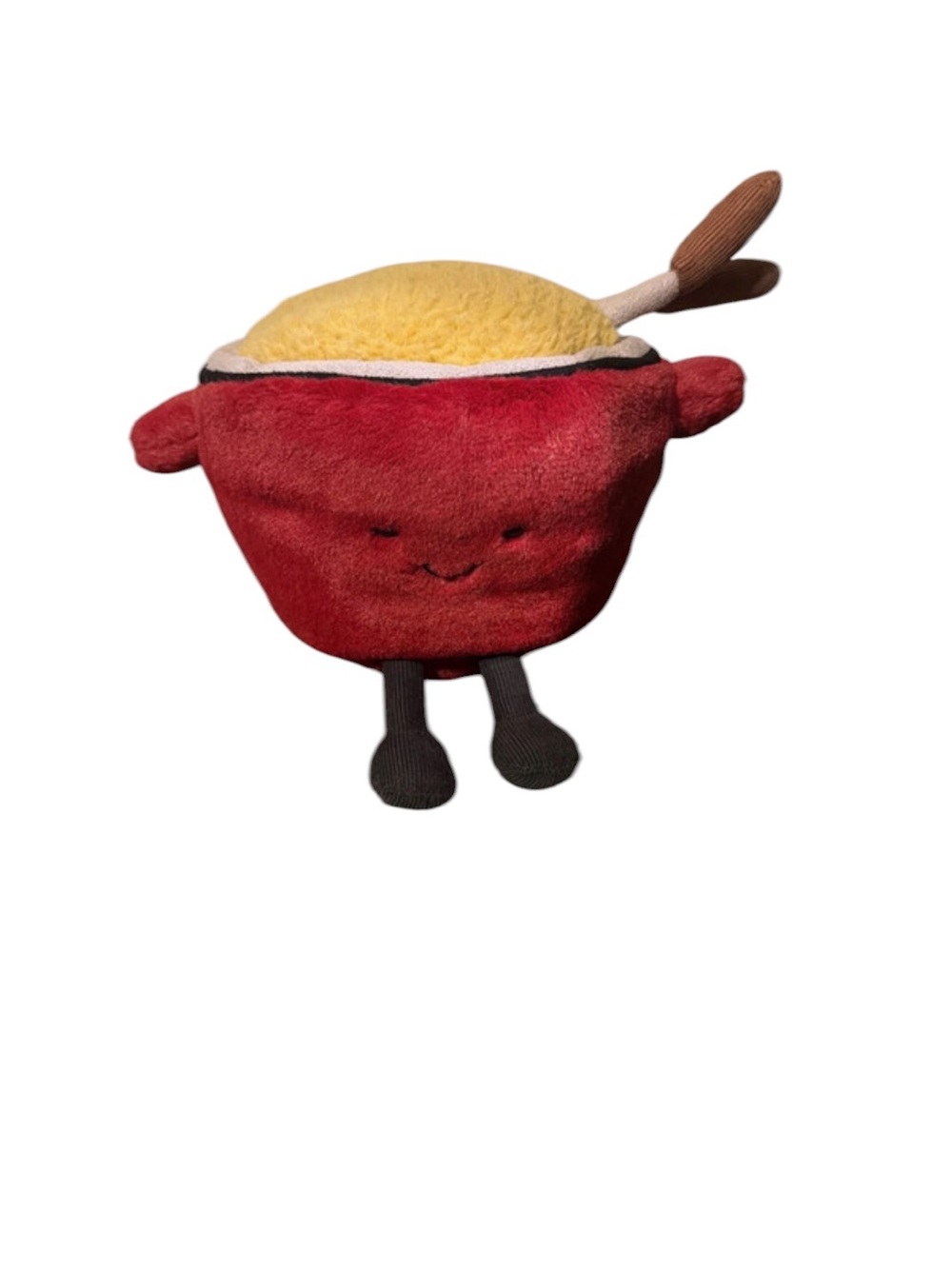 Jellycat Amuseables Cheese Fondue Red Pot Stuffed Plush AUTHENTIC